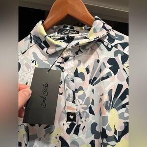 NWT! Bad Birdie Men's In Bloom Golf Polo!